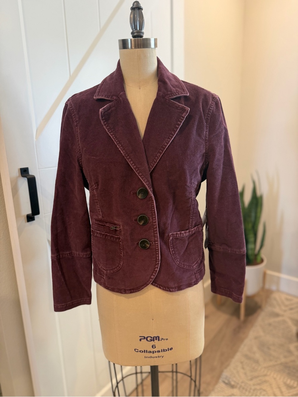 Caslon Plum Corduroy Blazer
